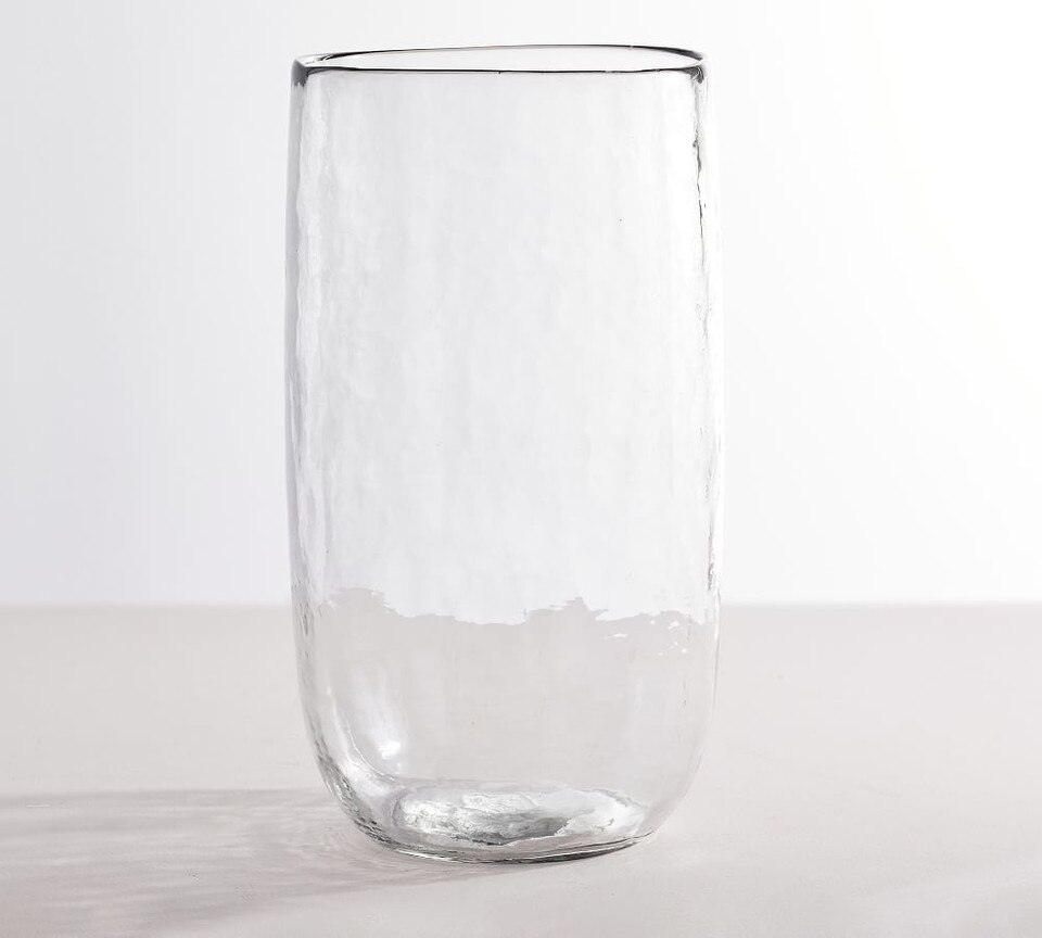 Hammered Glass Clear Hurricanes Pottery Barn Australia